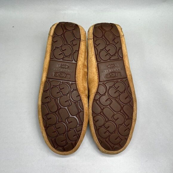 UGG Dakota Slipper Women's Size 8 Chestnut Suede Shearling Slip On Shoes - Picture 10 of 12